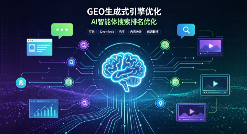 宿松县GEO 浪潮来袭：生成式引擎优化崛起，创作者争抢豆包、DeepSeek、元宝智能体流量入口